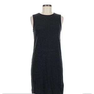 Classic Black Sleeveless Shift Dress James Perse
